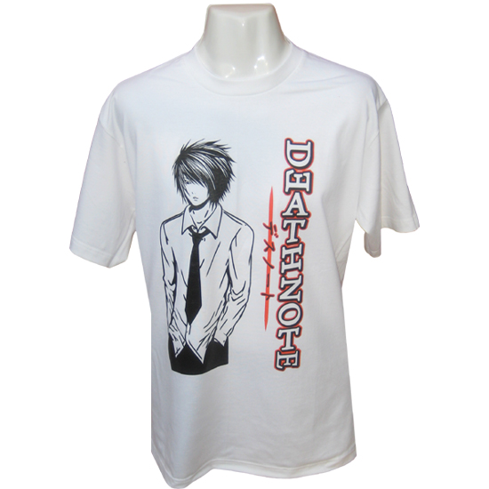 Mens White Anime Comic Japanese Tokyo T shirt Retro Cool Print Manga 