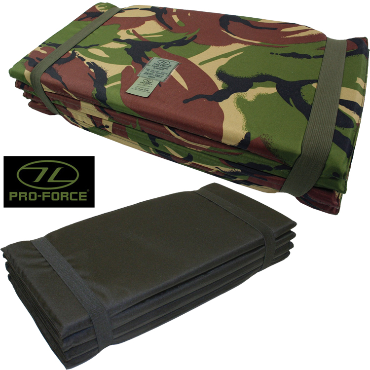 Highlander Z Army Sleeping Mat Folding Fold Up Camping Mattress Foam