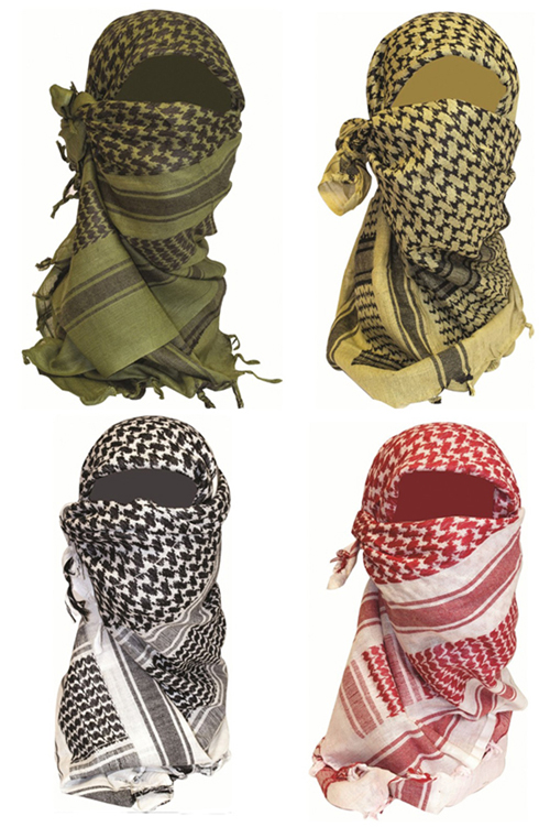 Mens Army Military Desert Tactical Head Wrap Combat Sun Hat Shemagh