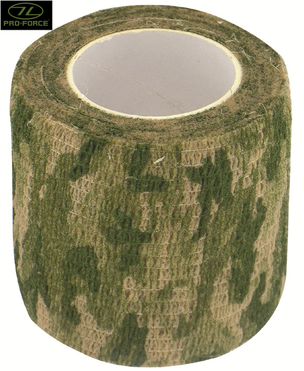 5 Rolls Stealth Webbing Tape – Army Camo Wrap For Rifle, Gun, Hunting Gear – Camouflage