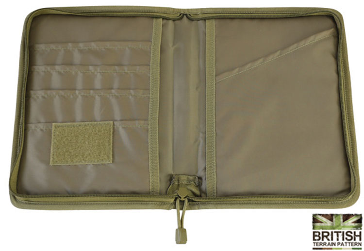 Army Military A5 Molle Zipped Notebook Notepad Holder Binder Folder Map