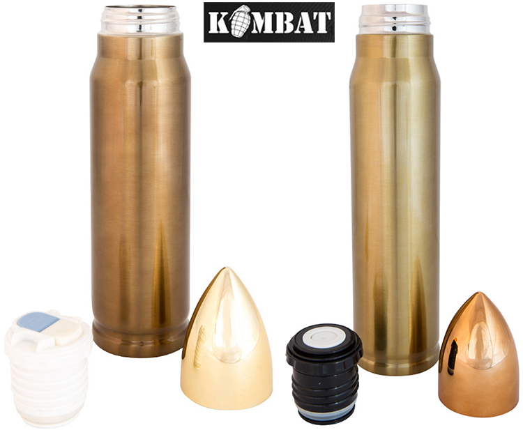 High-quality stainless steel double-layer vacuum bullet flask