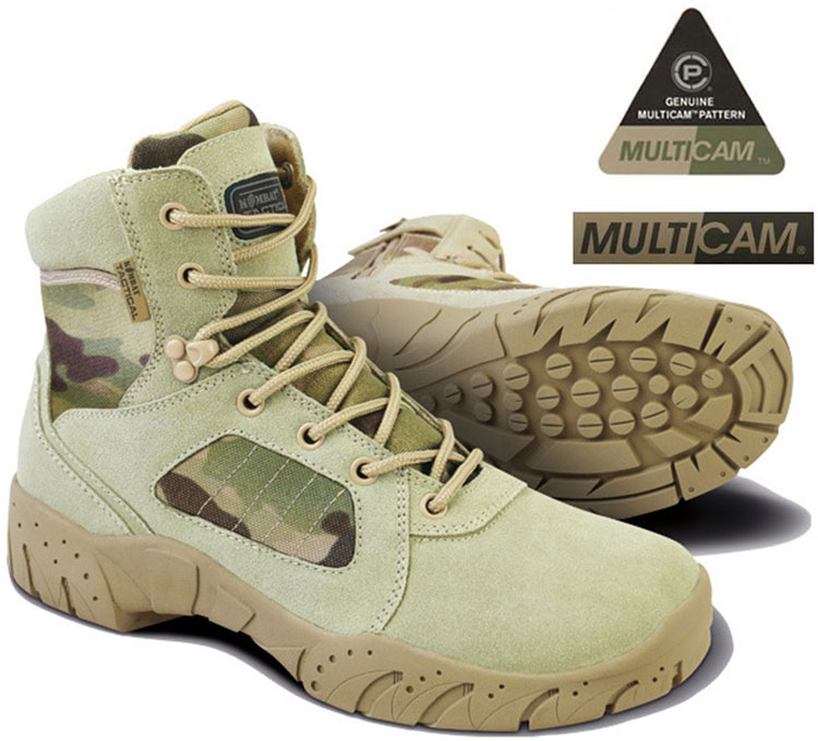 Army Combat Military Black Multicam 6 Inch Tactical Hiking Patrol Boots