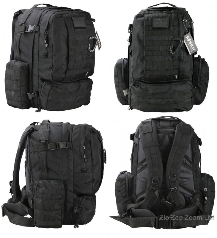 70L Army Combat Rucksack Viking Military Backpack Travel Pack Back Bag