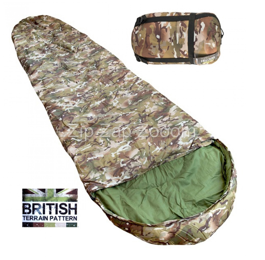 Armée militaire combat compact léger voyage sac de couchage tout terrain camouflage