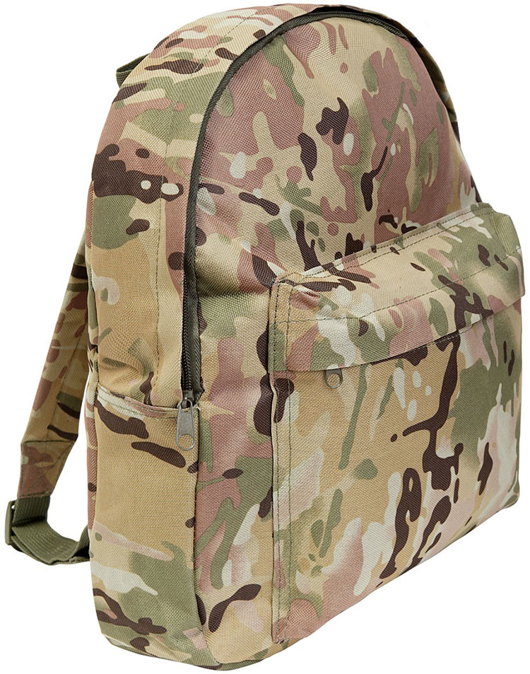 Boys Kids Army Multi Camo Patrol Back Pack Backpack School Bag Rucksack 15L Set