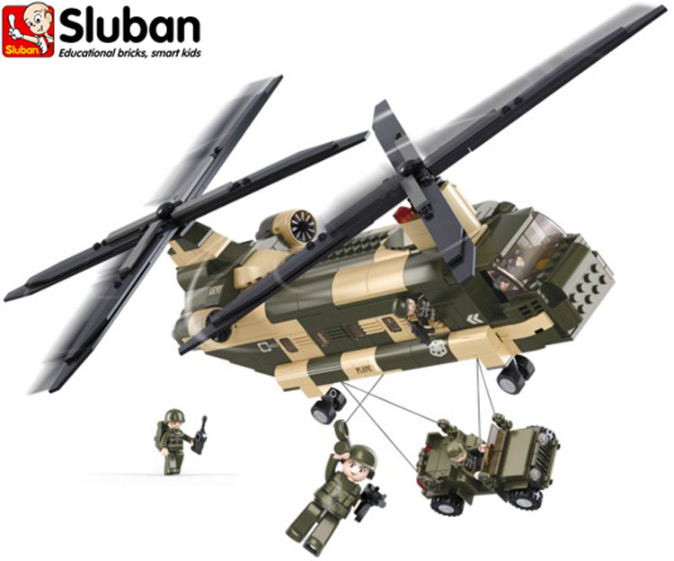 toy helicopter army