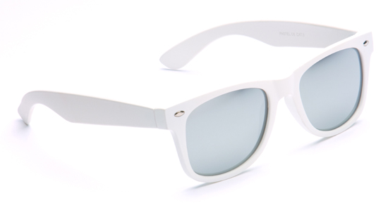cheap white plastic sunglasses