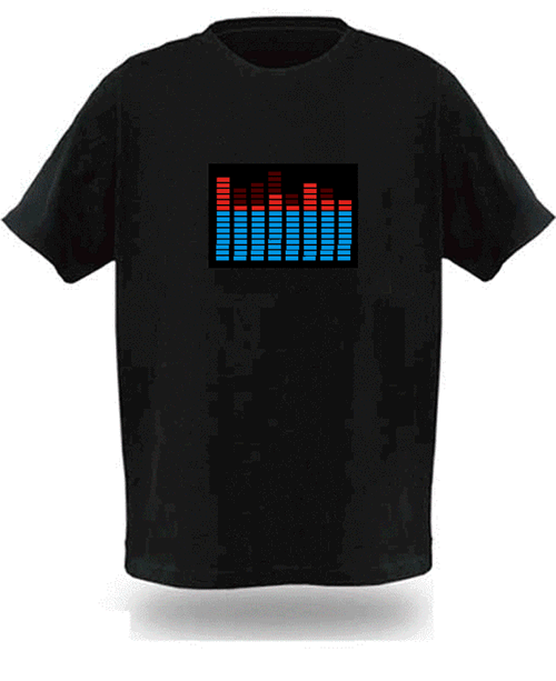Light up t shirts sound activated wholesale Clearance